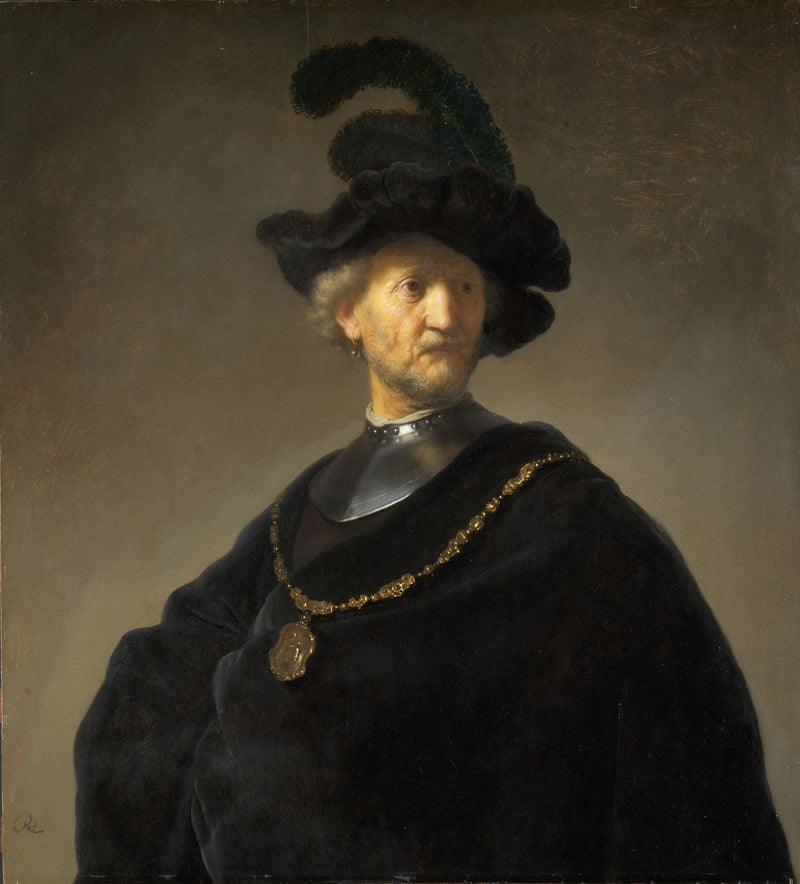 Den Gamle Mannen med Guldkedjan - Rembrandt