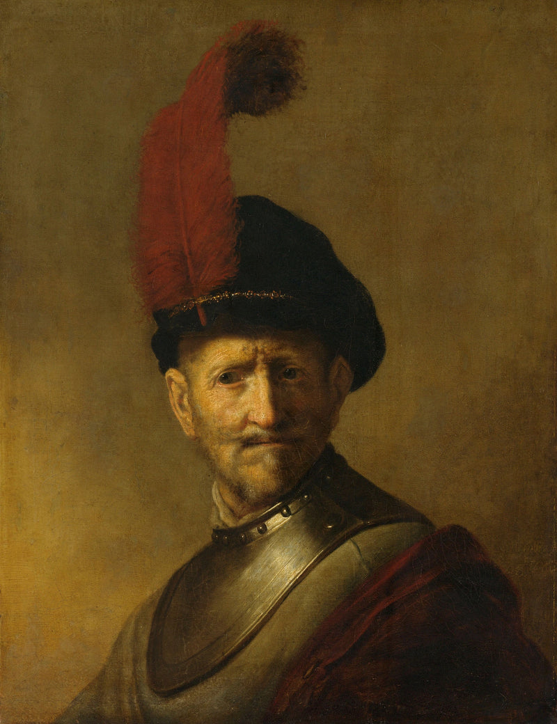 Porträtt av en man, kanske Rembrandts far, Harmen Gerritsz van Rijn - Rembrandt