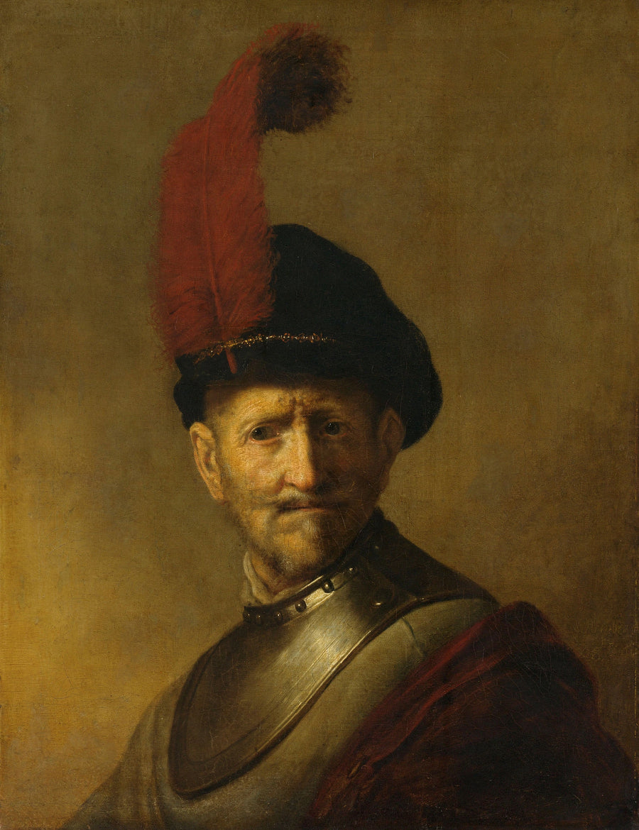 Porträtt av en man, kanske Rembrandts far, Harmen Gerritsz van Rijn - Rembrandt