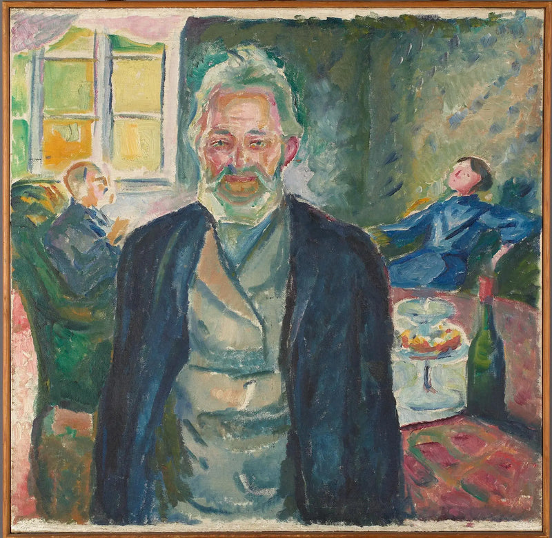 Gamla mannen inomhus - Edvard Munch