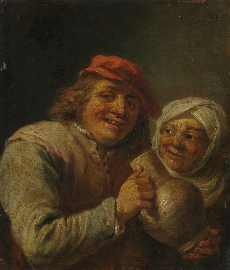 Gammal man och kvinna - David Teniers den yngre