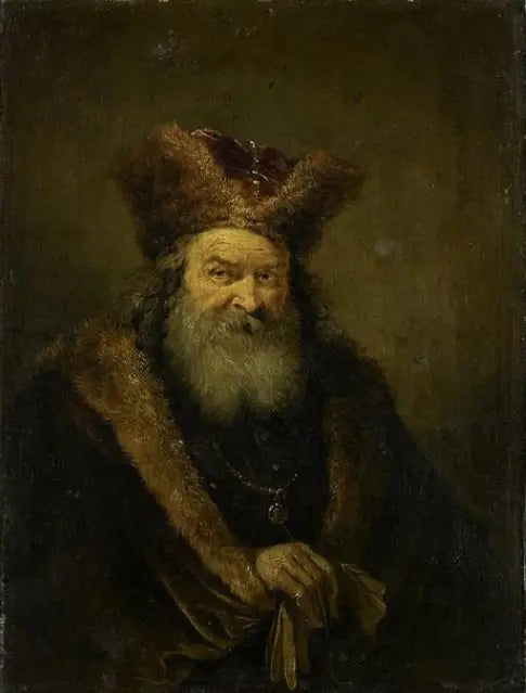 Äldre man med pälsmössa - David Teniers den yngre