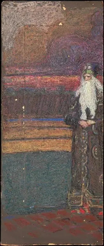 Skäggig gammal man - Vassily Kandinsky