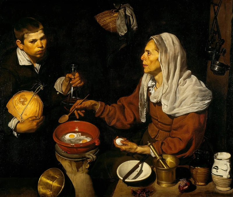 Gammal som steker ägg - Diego Velázquez