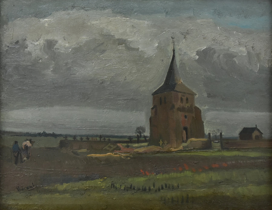 Det gamla tornet i Nuenen - Vincent van Gogh