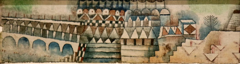Gamla staden och bron - Paul Klee