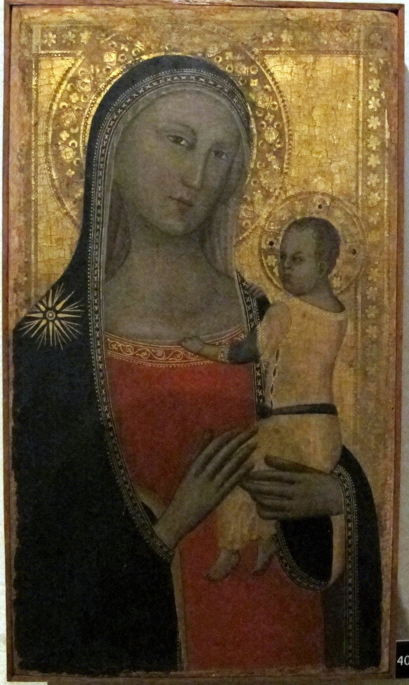 Madonna med barnet - Allegretto Nuzi