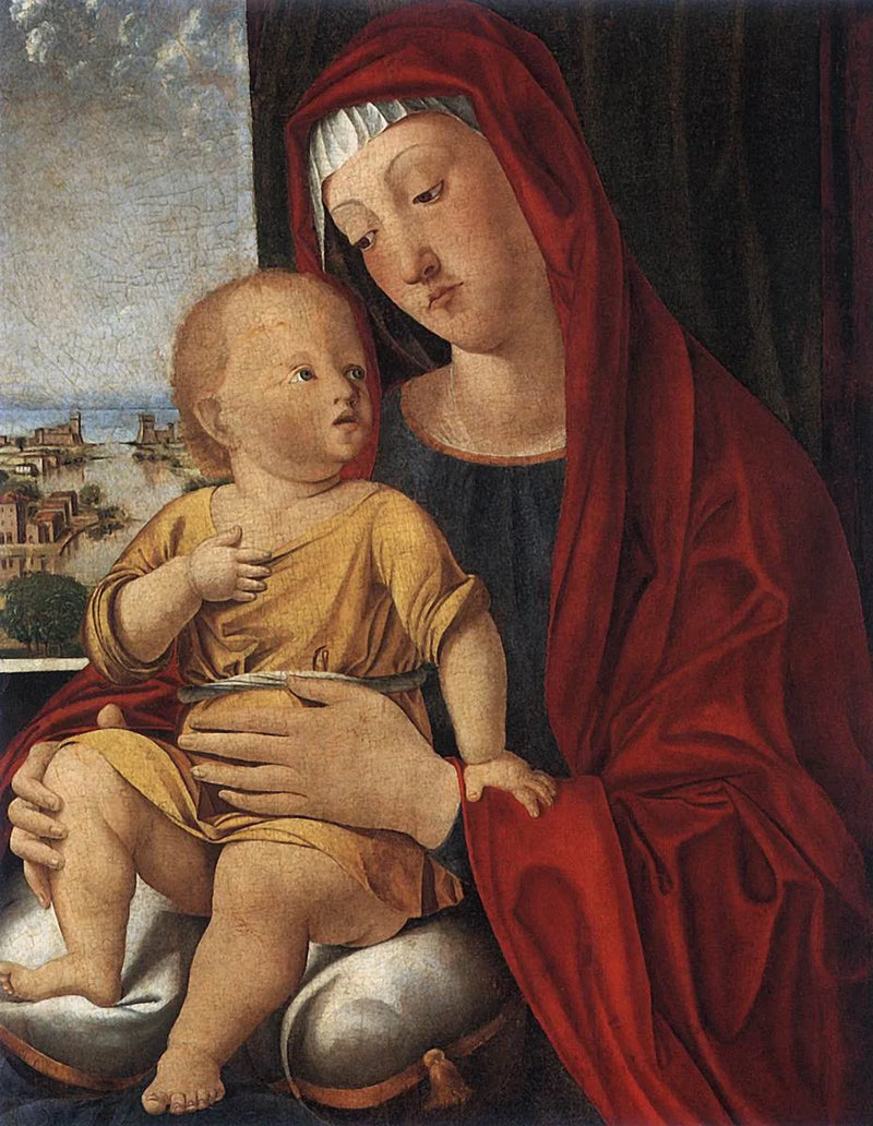 Madonna med barn - Alvise Vivarini