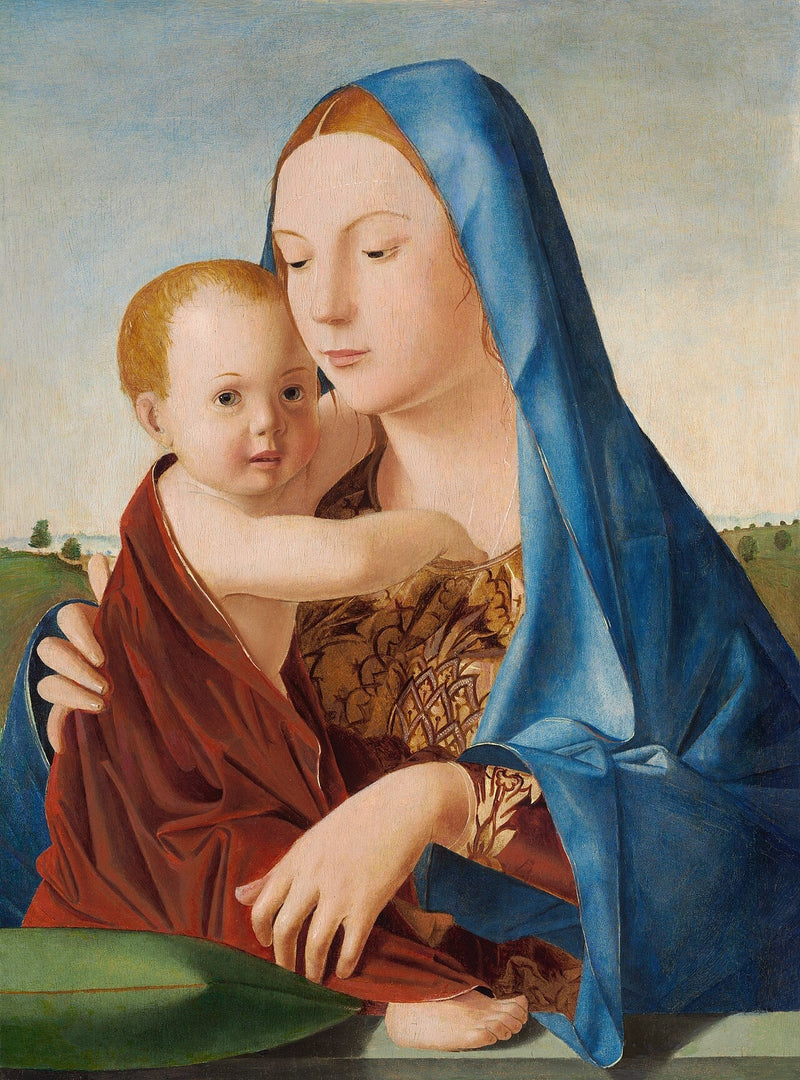 Madonna med barn - Antonello de Messine