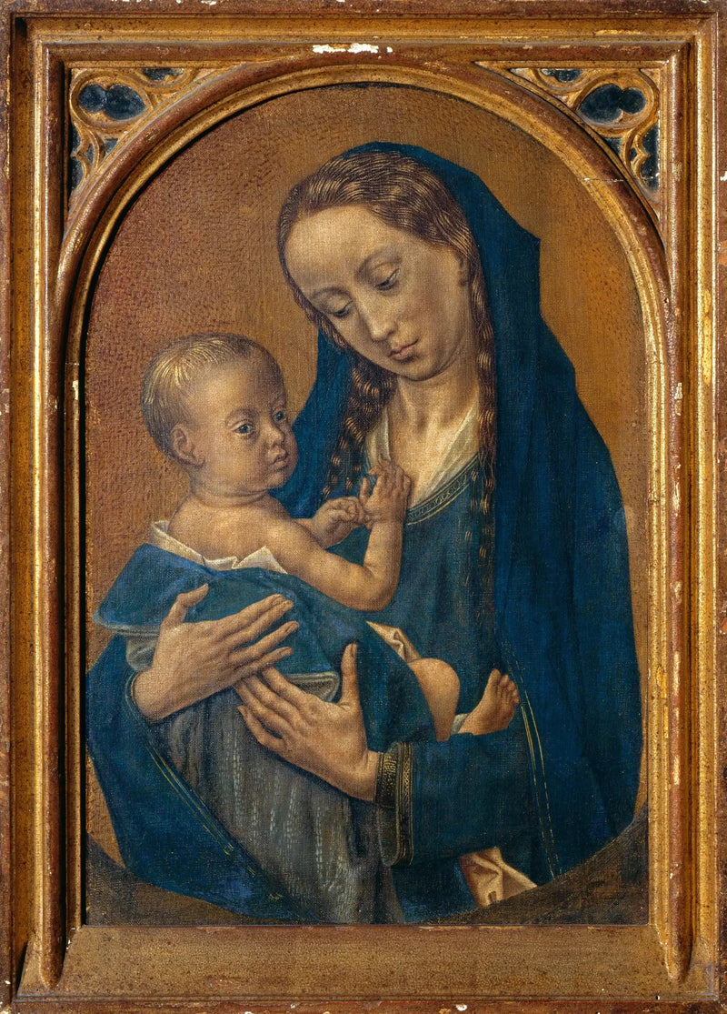 Madonna med barnet vid månkransen - Hugo van der Goes