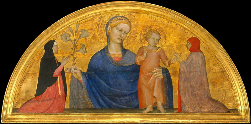 Madonna med barnet och donatorer - Giovanni da Milano