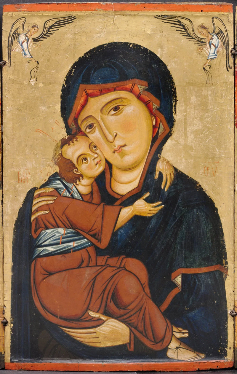 Madonna med barn och helgon - Berlinghiero Berlinghieri