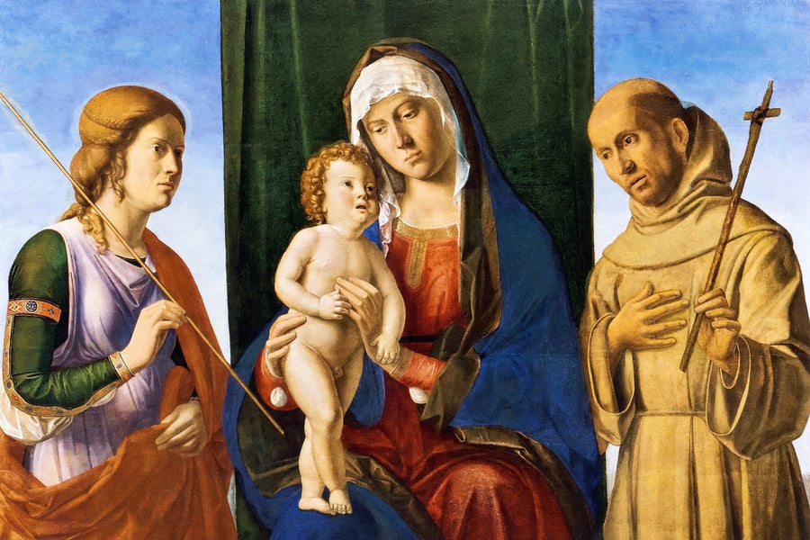 Jungfru med barnet och helgon - Cima da Conegliano