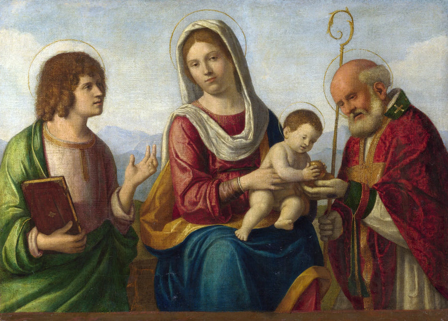 Madonna med barn med helgon - Cima da Conegliano