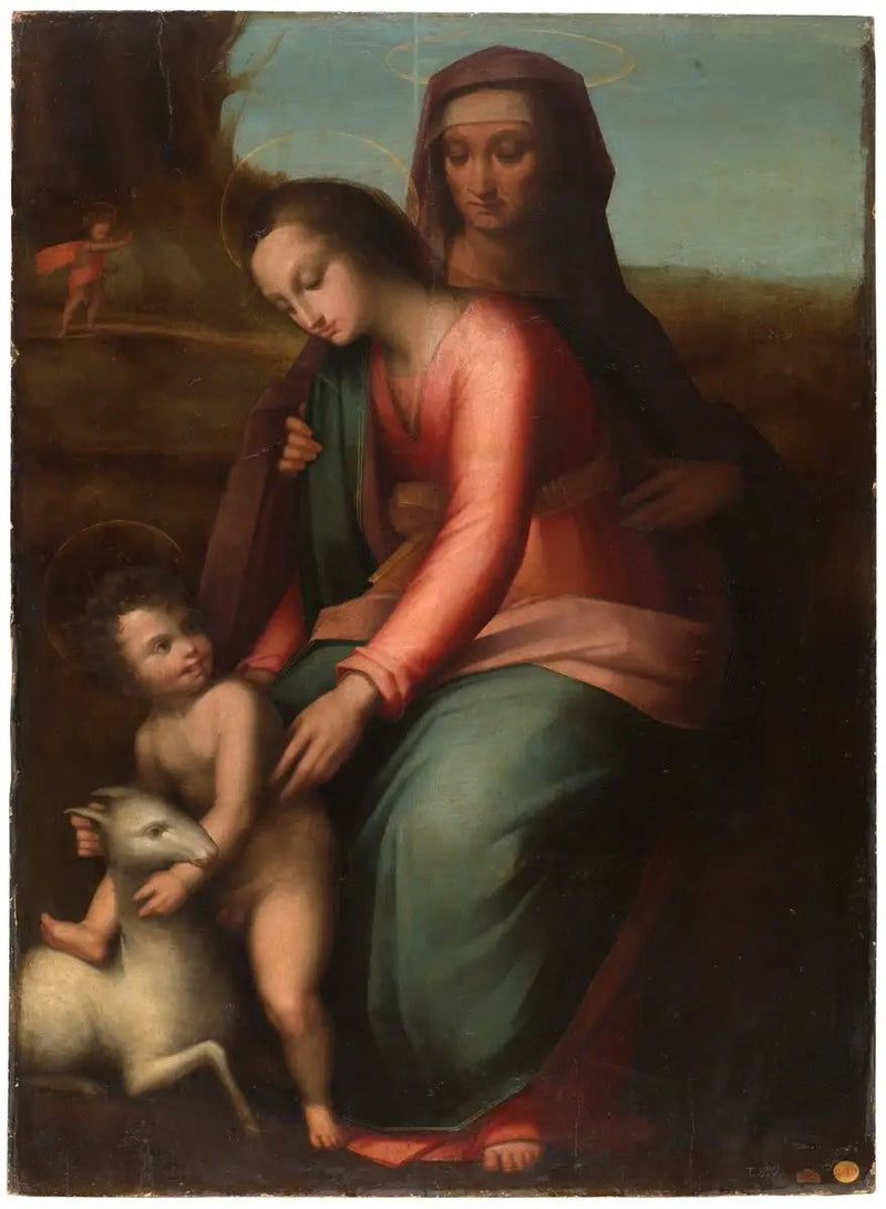 Jungfru Maria med barnet och heliga Anna - Leonardo da Vinci