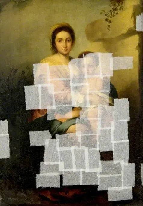 Jungfru med barnet - Bartolomé Esteban Murillo