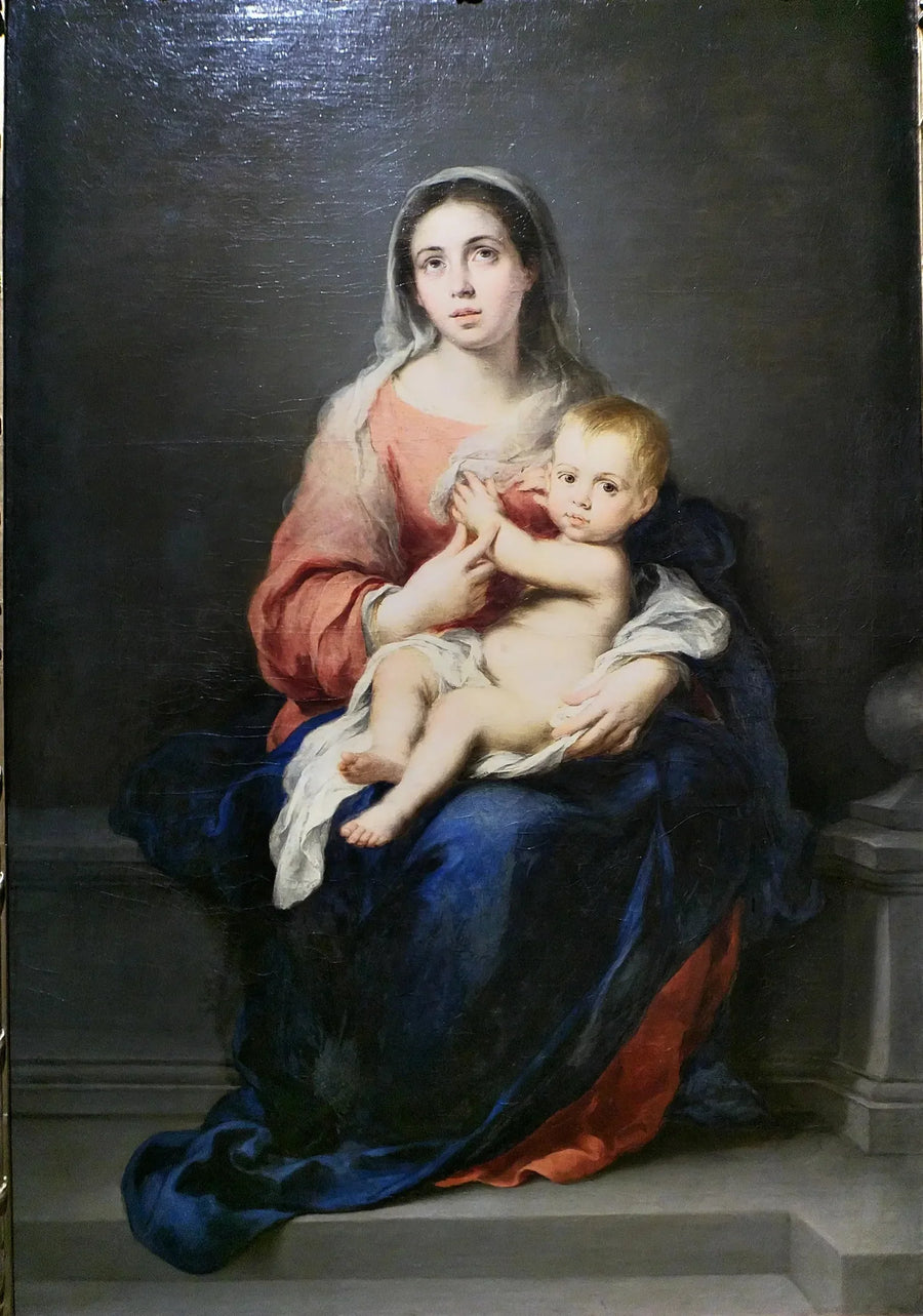 Jungfru med barnet - Bartolomé Esteban Murillo