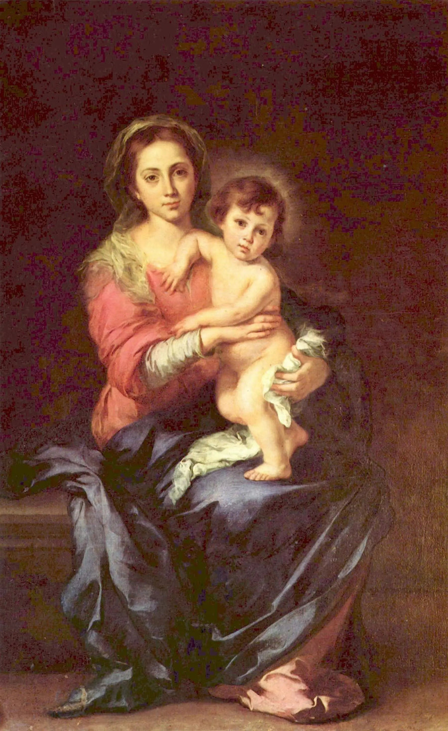 Jungfru med barnet - Bartolomé Esteban Murillo