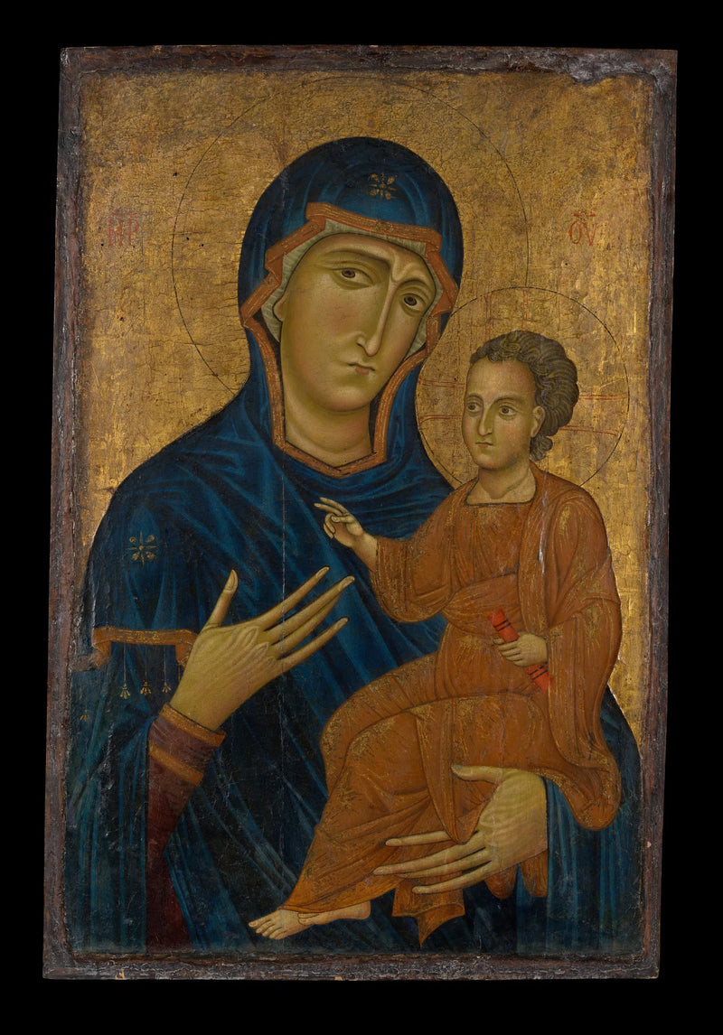 Madonna med barn - Berlinghiero Berlinghieri