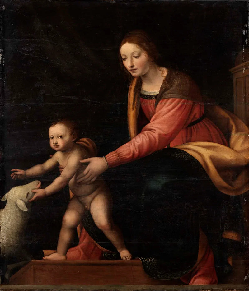 Madonna med barn - Bernardino Luini