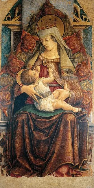 Madonna med barnet - Carlo Crivelli