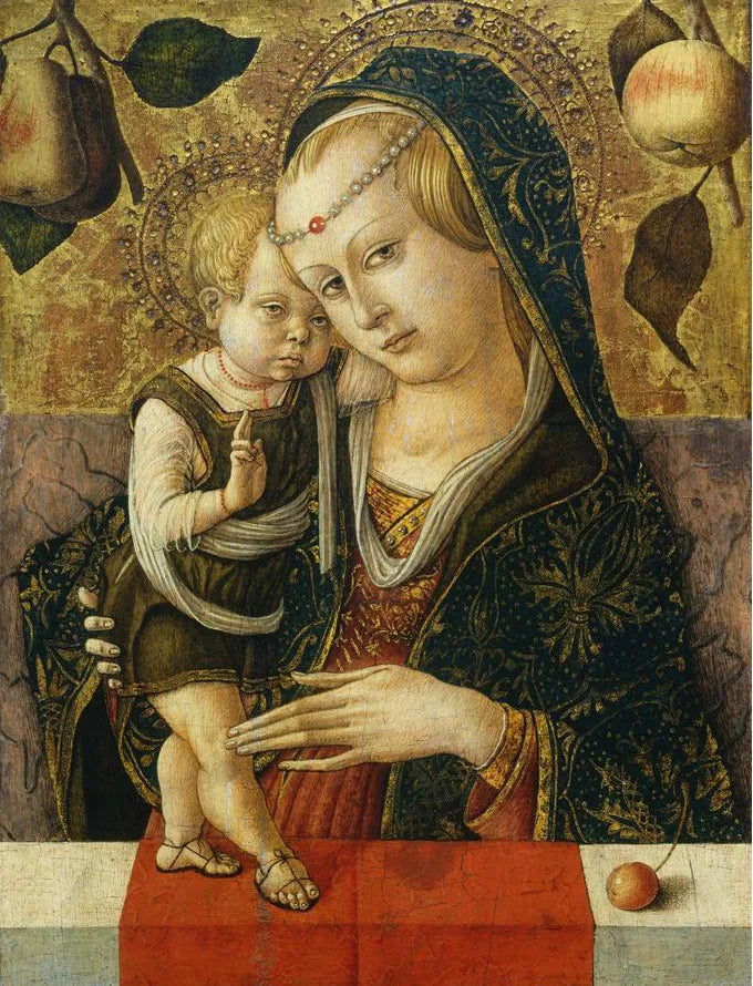 Madonna med barn - Carlo Crivelli