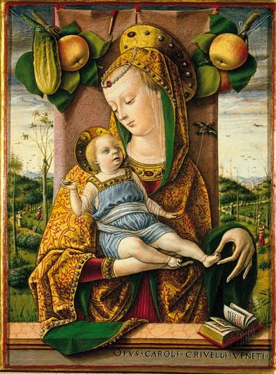Madonna med barnet - Carlo Crivelli