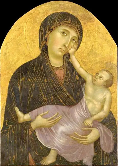 Jungfru med barnet - Cimabue