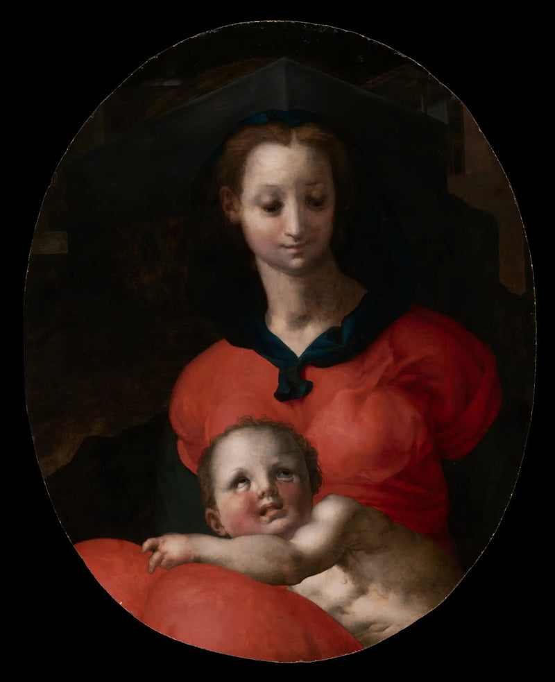 Vierge à l'Enfant, connue sous le nom de Madonna del Libro - Pontormo