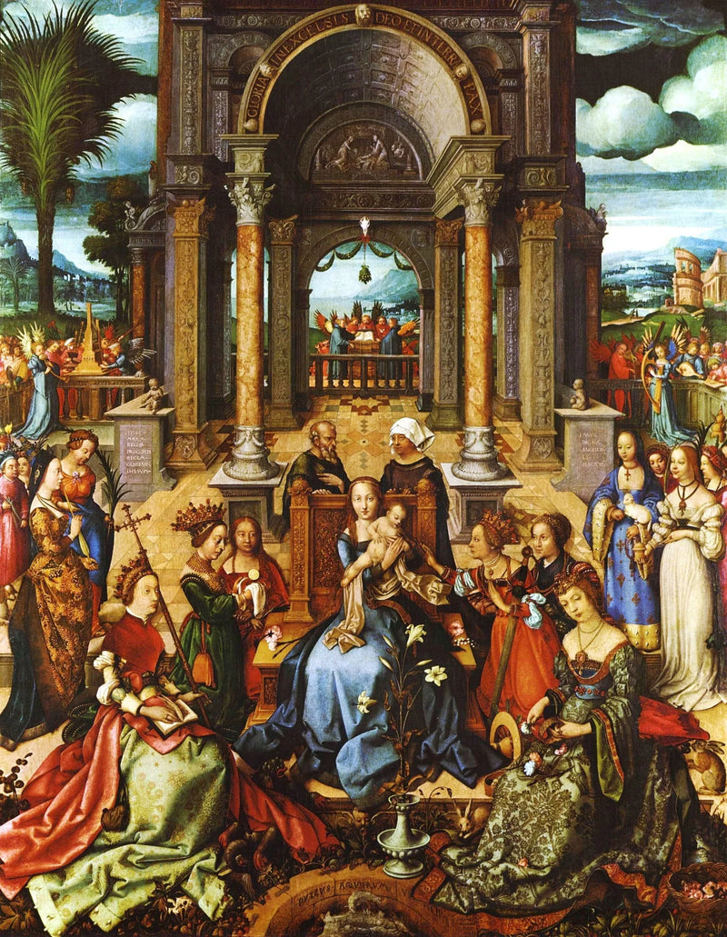 Vierge à l'enfant av Hans Holbein den äldre, Museu Nacional de Arte Antiga - Hans Holbein the Elder