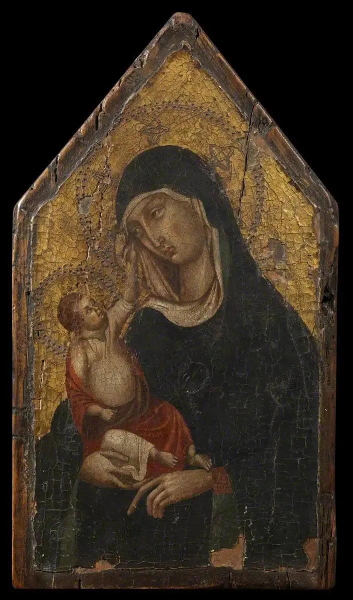 Jungfru med barnet - Duccio di Buoninsegna