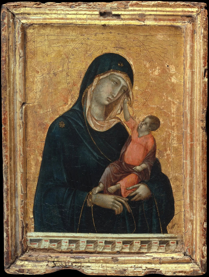 Jungfru med barnet - Duccio di Buoninsegna