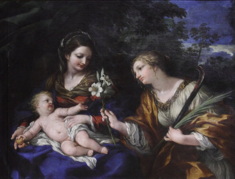 Jungfru med barnet och heliga Martine - Pietro da Cortona