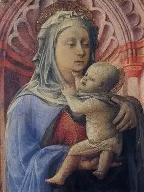Jungfru med barnet - Fra Filippo Lippi