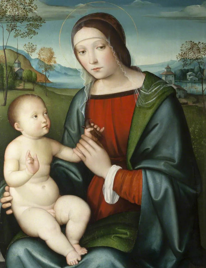 Madonna med barnet - Francesco Francia