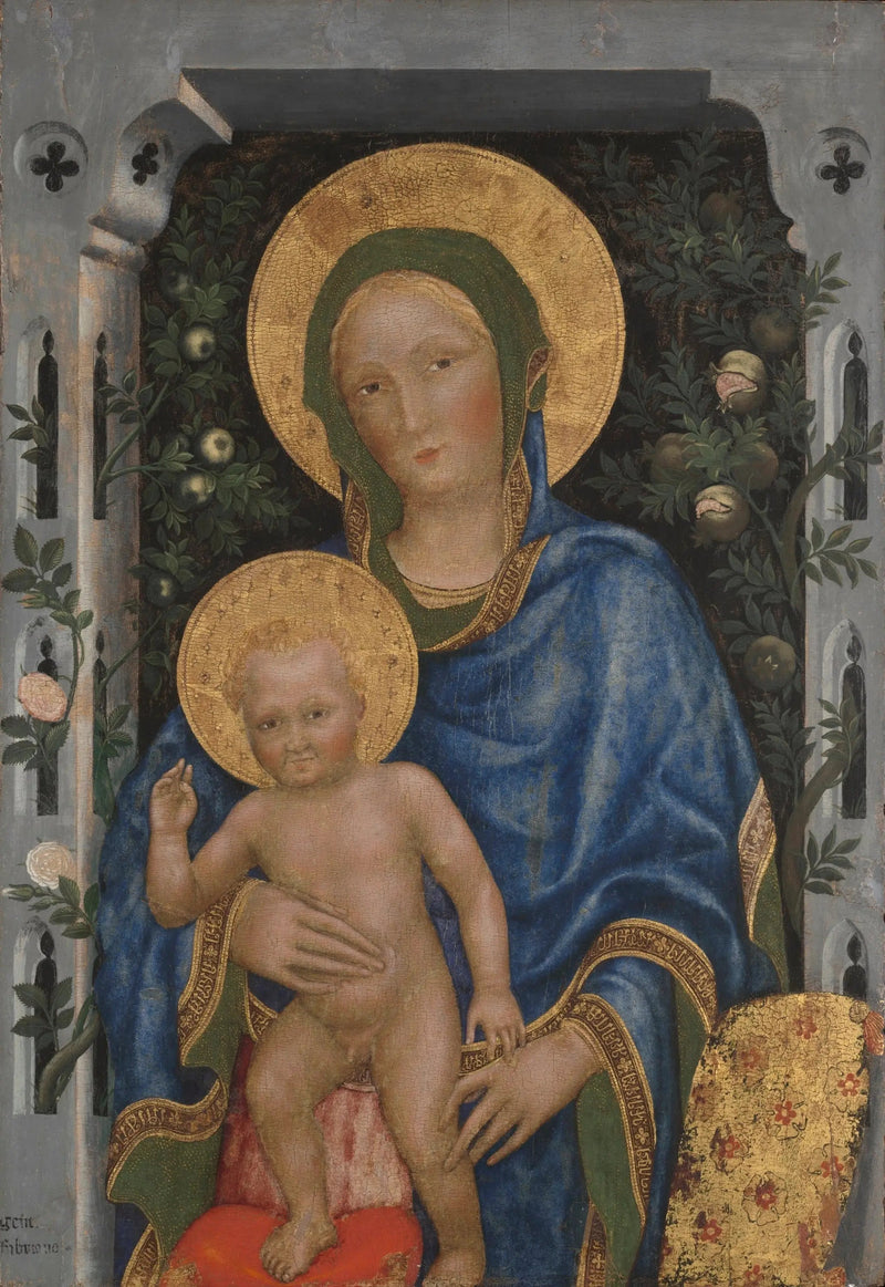 Madonna med barnet - Gentile da Fabriano