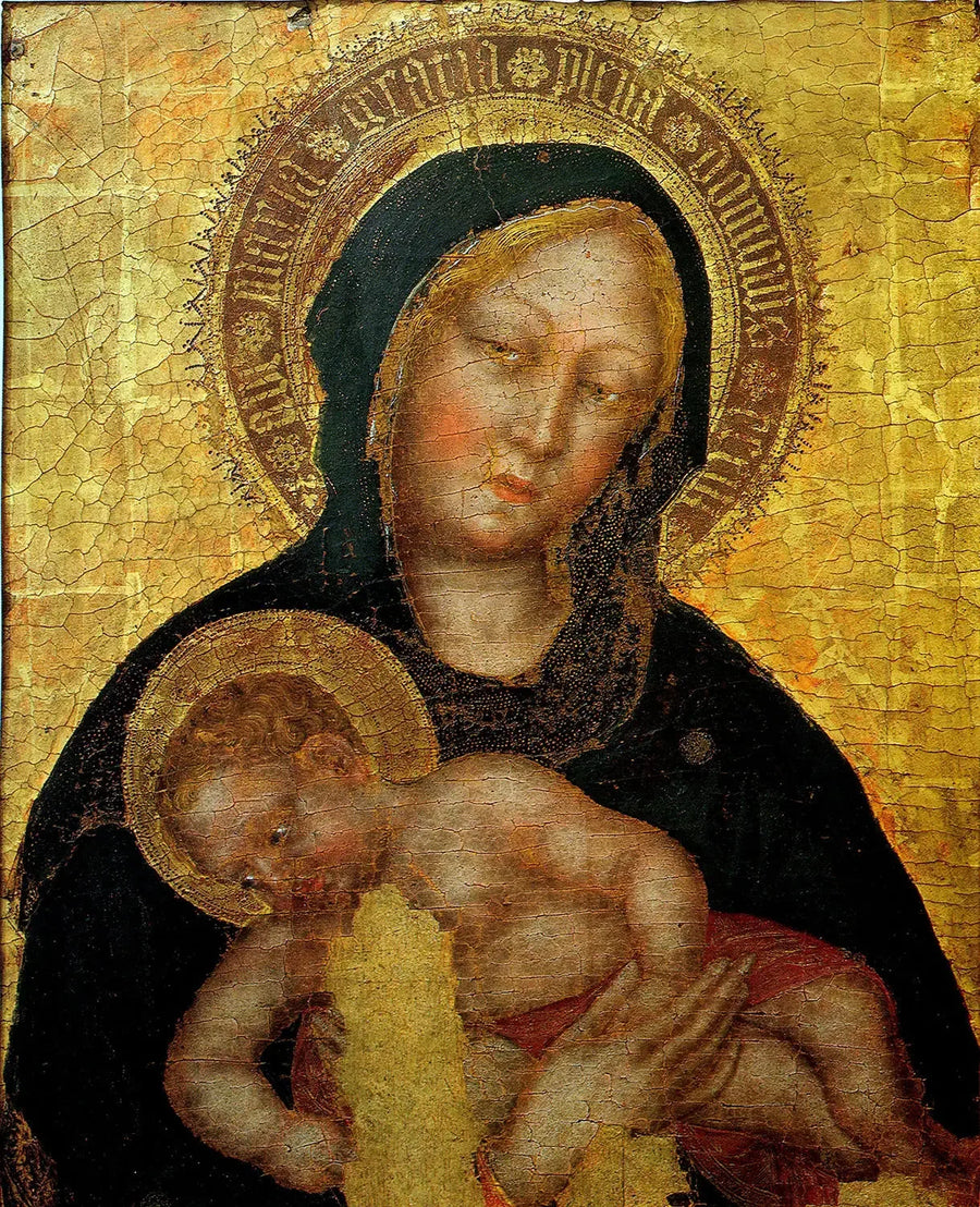 Madonna med barnet - Gentile da Fabriano