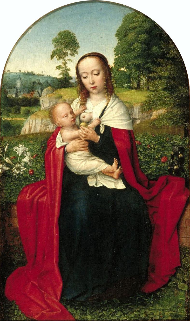 Madonna med barnet - Gérard David