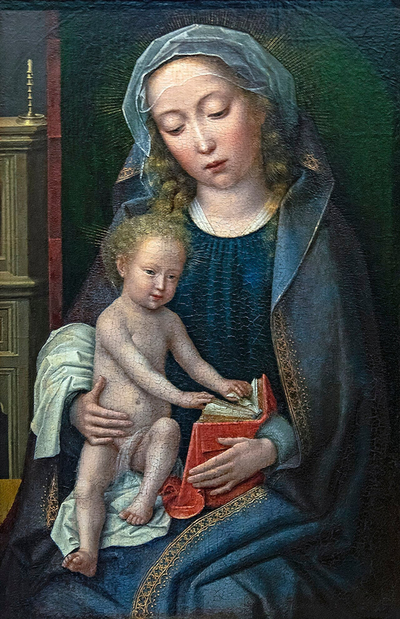 Madonna med barn - Gérard David