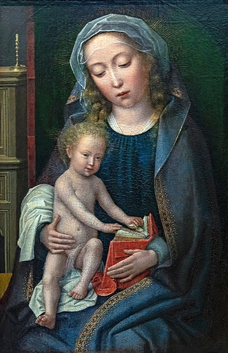 Madonna med barn - Gérard David