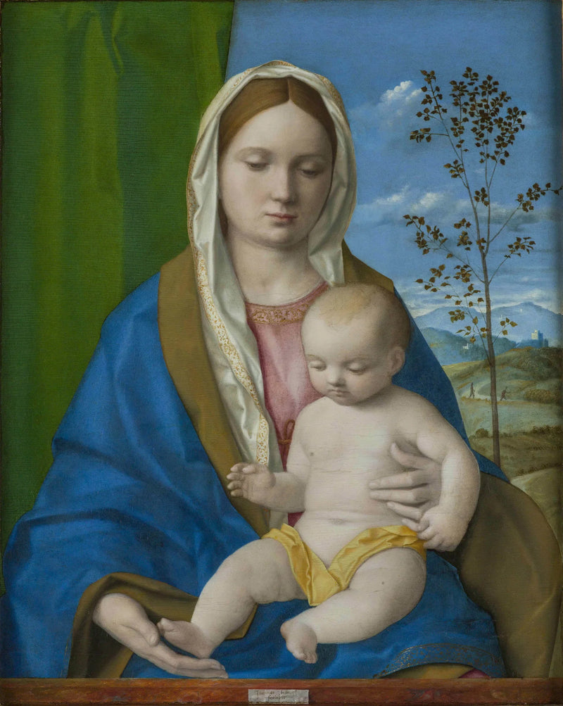 Madonna med barn - Giovanni Bellini