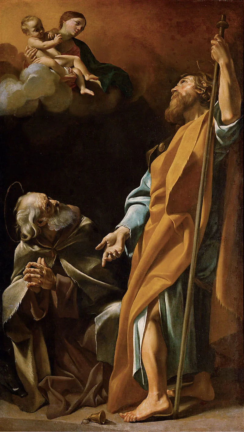 Madonna med barnet - Giovanni Lanfranco