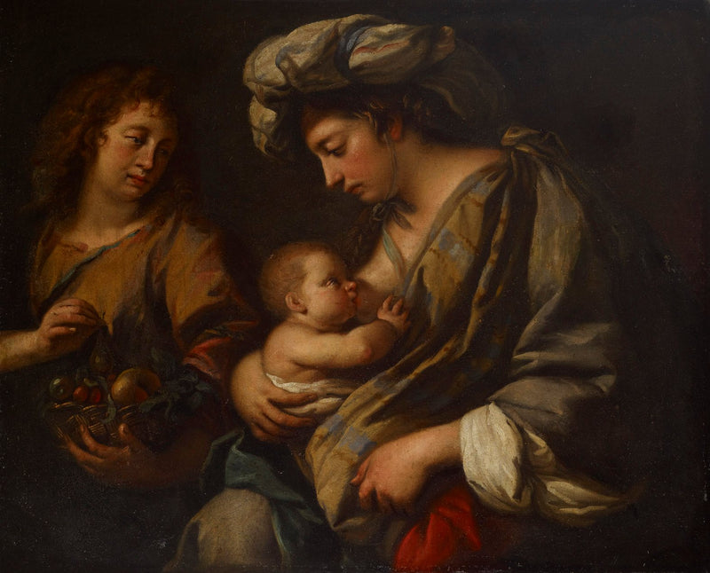 Jungfru med barnet - Guercino