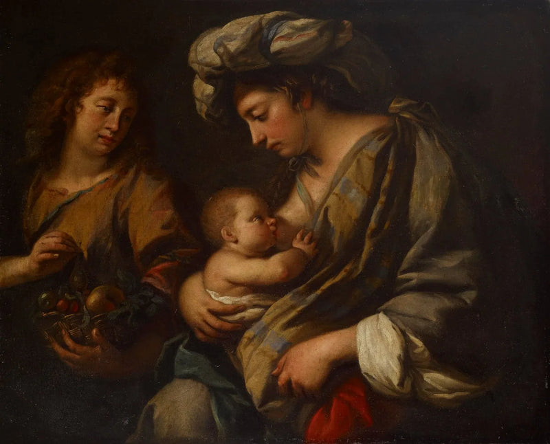 Jungfru med barnet - Guercino