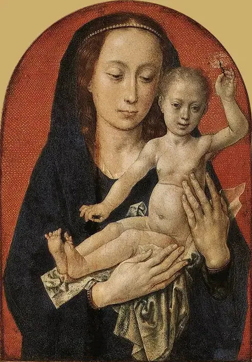 Madonna med barnet - Hugo van der Goes