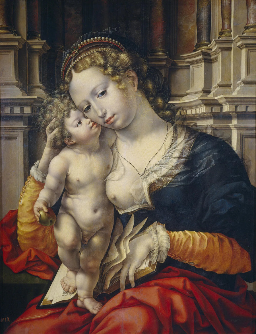 Madonna med barnet - Jan Gossaert