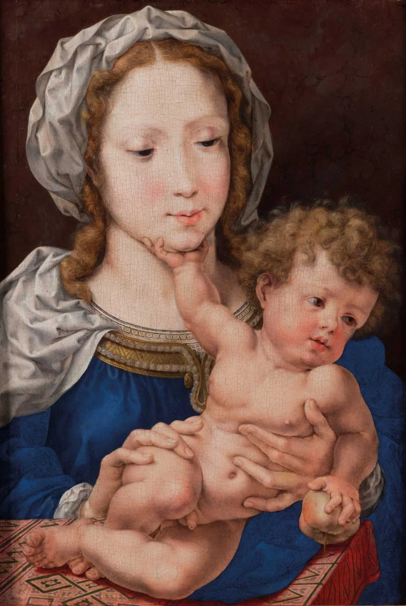 Madonna med barnet - Jan Gossaert