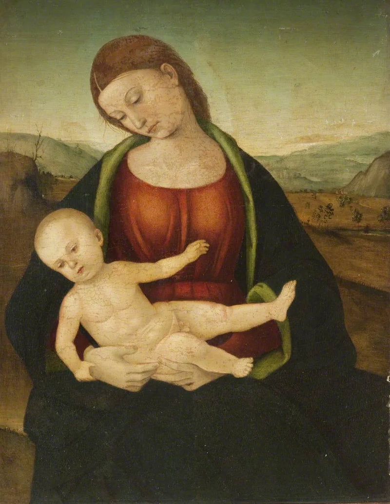 Madonna med barn - Luca Signorelli