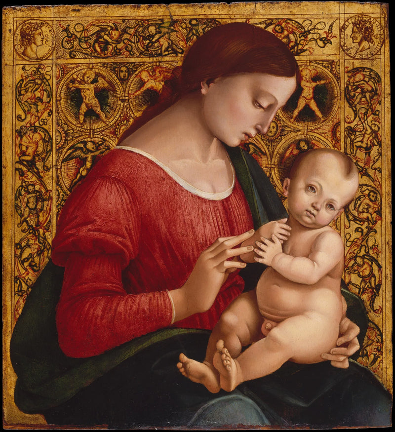 Madonna med barn - Luca Signorelli