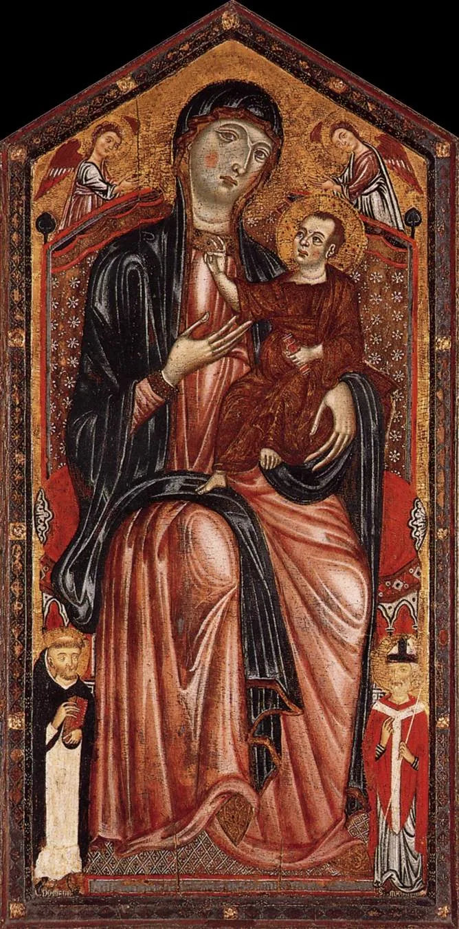 Madonna med barnet - Master of the Magdalen
